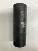 Armstrong 46-715 15mm Long 6-Point Impact Socket 3/8" Drive-6
