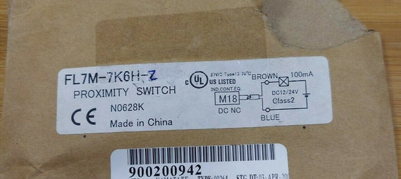 Honeywell Yamatake FL7M-7K6H-Z Proximity Switch / Sensor 12/24 Vdc