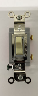 Hubbell HBL1221I Single Pole Ivory Toggle Switch  20Amp-2