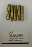 Parker 122HBL-6 3/8  2 Brass Barb Fitting. Lot of 5-1