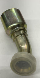 Parker 16F78-24-24 Hydraulic 45° Elbow Fitting Hose x Flang Head-4