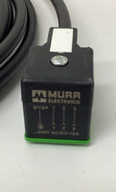 Murr 7000-18111-6170300 4-Wire MSUD Valve Plug A-18mm 3 Meter-3
