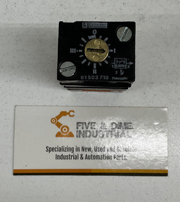 Crouzet 81503710 Adjustable Pneumatic Timer