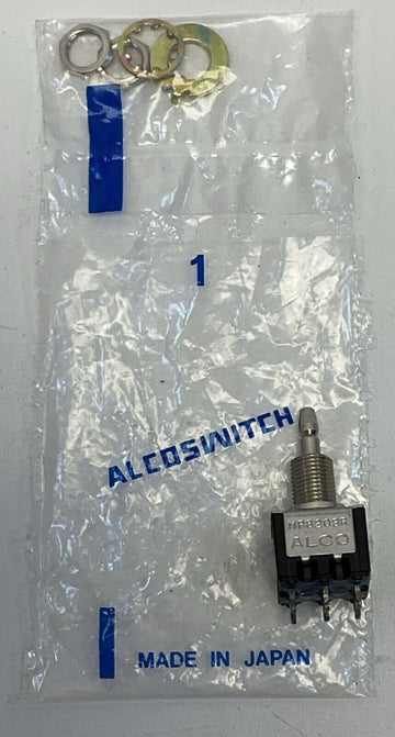 Alco-Switch MPS-203R DPDT Push Button Switch 125VAC - 0