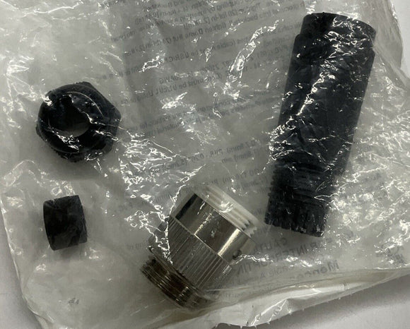 Mencom Min-5MPM-FW 7/8"-16 Male Straight 5-Pin Field Connector