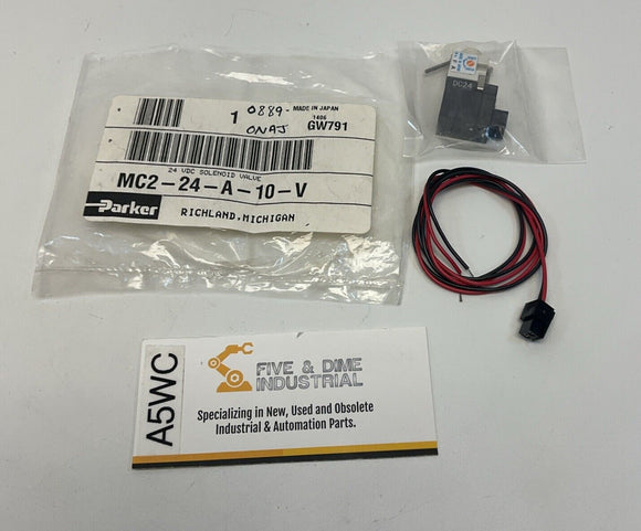 Parker MC2-24-A-10-V 24VDC Solenoid Valve