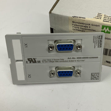 Murr Elektronik 4000-68000-0200000 Modlink MSDD Data Insert 2-9-pin D-Sub - 0