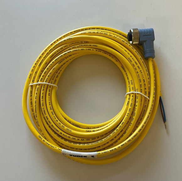 Turck WKV-254-10 Single End Cable  4-Pole Minifast 2-Wire Female 90° 10M