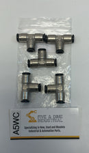 Numatics N110-006-000 Push-In "T" Union Tee Tube Fitting 6mm. (5) Pcs.-1