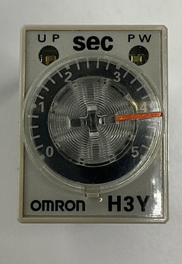 Omron H3Y-4 Timer 0-5 Seconds 100-120VAC, 14 Pin - 0