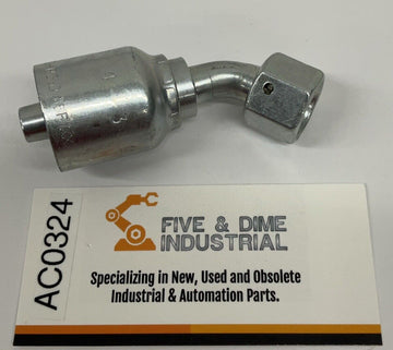 Parker 1C443-10-6 Crimp Hydraulic Fitting 45° M16-1.5X3/8 ID Hose