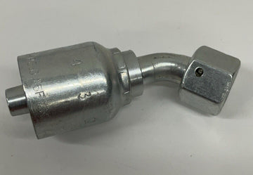Parker 1C443-10-6 Crimp Hydraulic Fitting 45° M16-1.5X3/8 ID Hose - 0