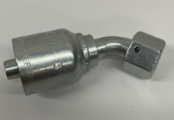 Parker 1C443-10-6 Crimp Hydraulic Fitting 45° M16-1.5X3/8 ID Hose
