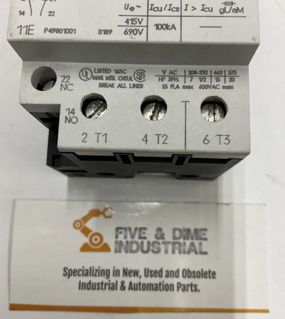 Siemens 3VU1300-1MF00 Circuit Breaker 0.6-1A