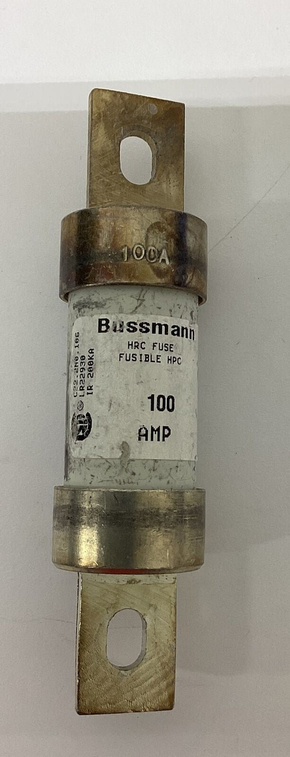 Bussmann HRC-100 100CJ Fusible HPC Fuse 600 VAC 100 Amps