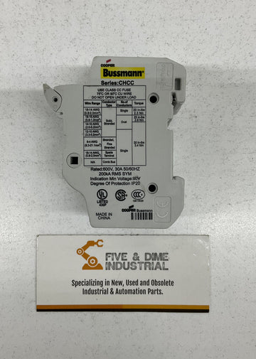 Bussmann CHCC Fuse Block Holder 30 Amp 600V - 0