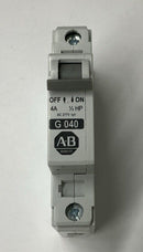 Allen Bradley 1492-CB1-G040 4 Amp Din Mount Circuit Breaker-2
