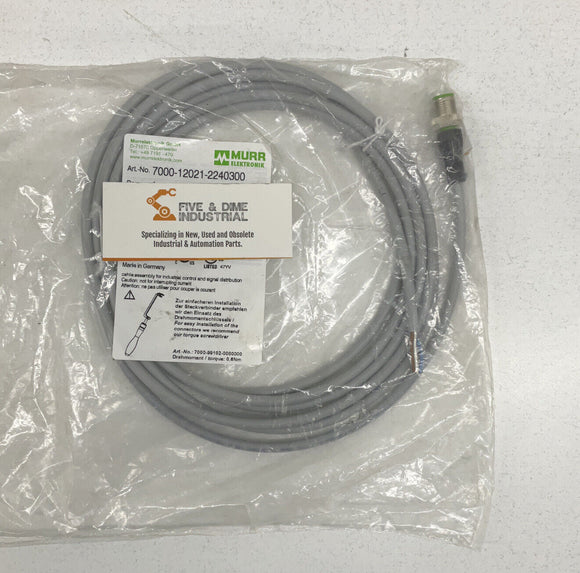 Murr Elektronik 7000-40021-2240300 Cable M12 Male 4 Pin