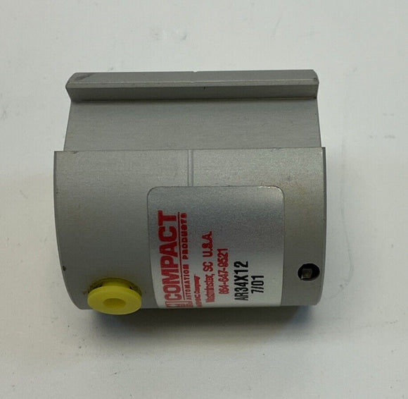 Compact AR34X12 Double-Acting Compact Pneumatic Air Cylinder