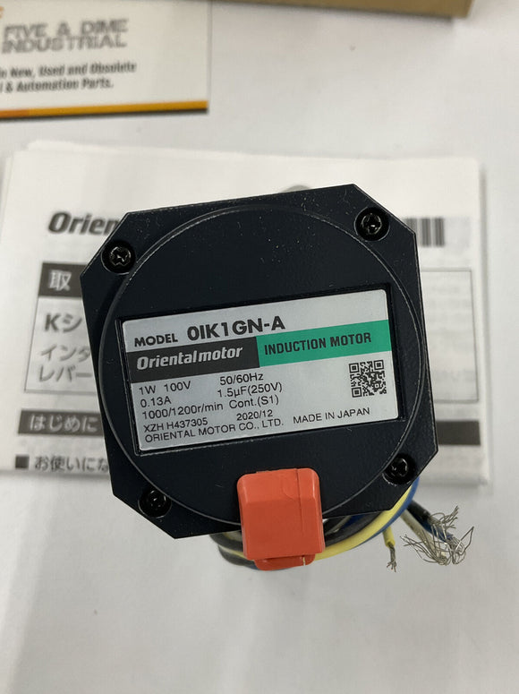 Oriental Motor 0IK1GN-A 0.13 Amp Induction Motor 100 VAC