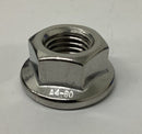 Granger M16-20 4-Pack Stainless Serrated Flange Nuts DIN6926-5