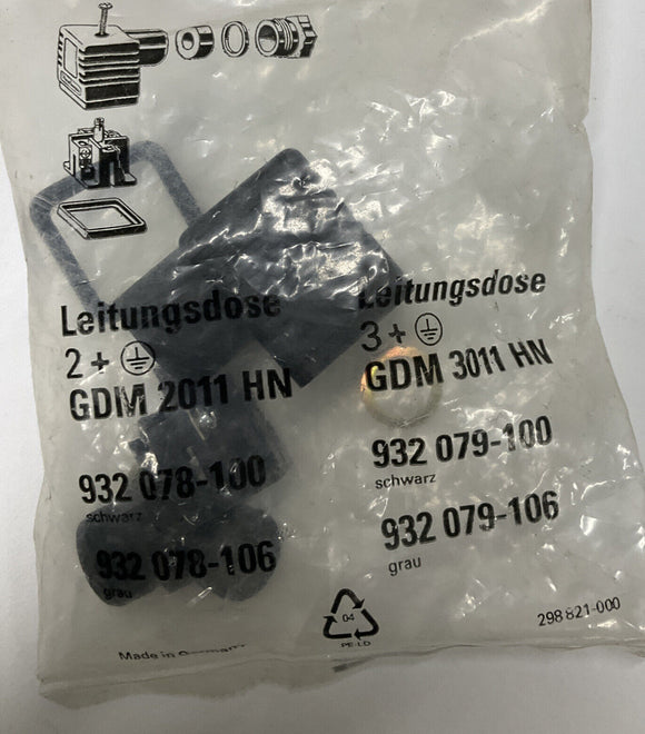 Leitungsdose GDM 2011 HN / 932-078-100 Solenoid Plug 2+ Ground