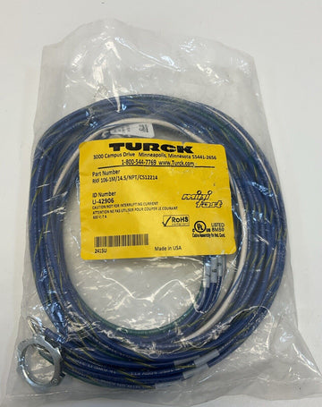 Turck RKF 106-1M/14.5/NPT/CS12214 MiniFast Receptacle U-42906 - 0