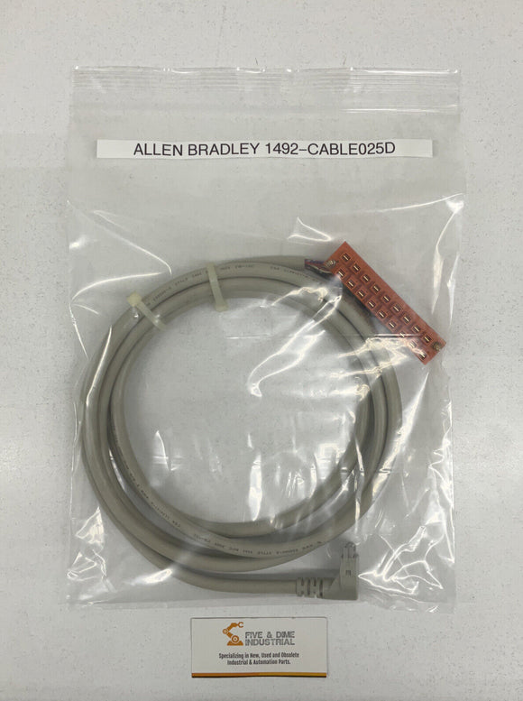 Allen Bradley 1492-CABLE025D Interface Wiring Cable 2.5M