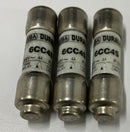 Siba 6CC4S 600V 4 Amp Duralim Fuses Box of 3-5