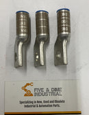 Thomas & Betts 60130 Aluminum Tan Logs 3/8" Bolt 1/0 Wire Lot of 3-1