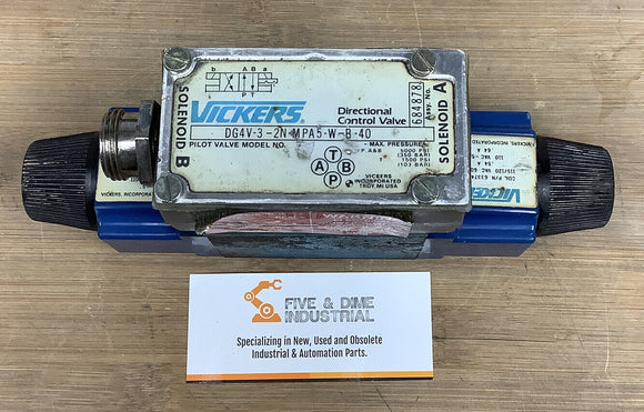 Vickers DG4V-3-2N-MPA5-W-B-40 Directional Control Valve 115/120 VAC