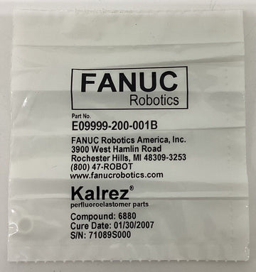 Fanuc E09999-200-001B Kalrez O-Ring - 0