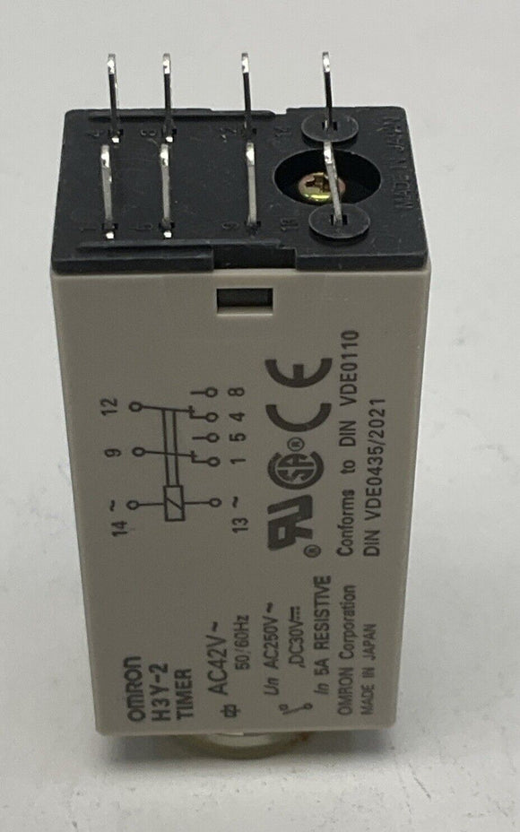 Omron H3Y-2 Timer Relay 42 VAC