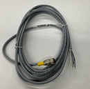 Turck RK4.5T-4/S618 Cable U2188-2 Female 5-Pole Single End 12ft-4