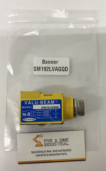Banner SM192LVAGQD Valu-Beam Sensor 26398