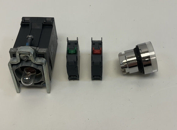 Schneider Electric XB4-BW3145 White Push Button