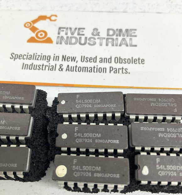 Fairchild 54LS08DM IC Chips & Gate TTL, CDIP14 (Lot of 9 )