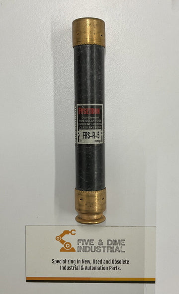 Fusetron Bussmann FRS-R-5 Fuse 600V 5A. Lot of 5 - 0