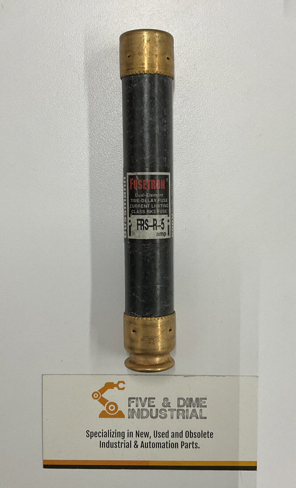 Fusetron Bussmann FRS-R-5 Fuse 600V 5A. Lot of 5