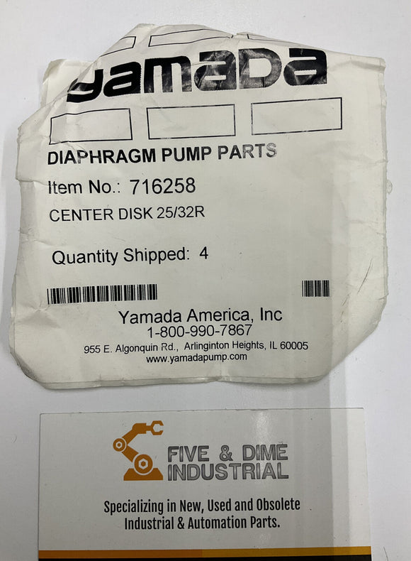 Yamada 716258 K25-MT-1 Diaphragm Pump Parts