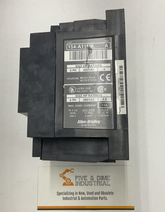 Allen Bradley 154-A11NB Motor Controller SER. A