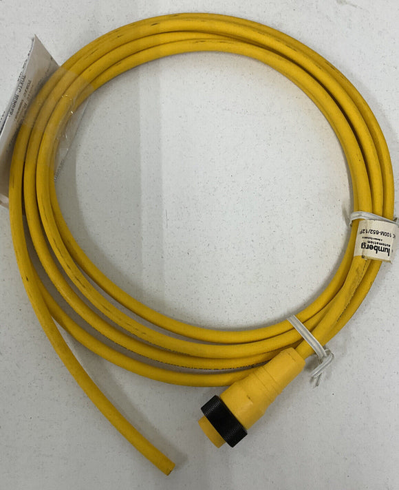 Lumberg Automation RK 100M-652/12F Cordset 10-Pin Female 12 Feet