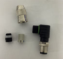 Murr 7000-12561-0000000 Mosa M12 4-Pole 90 Degree Field Connector-3