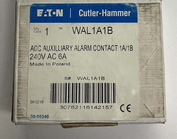 Eaton Hammer WAL1A1B Auxiliary Alarm Contact 240V 6A