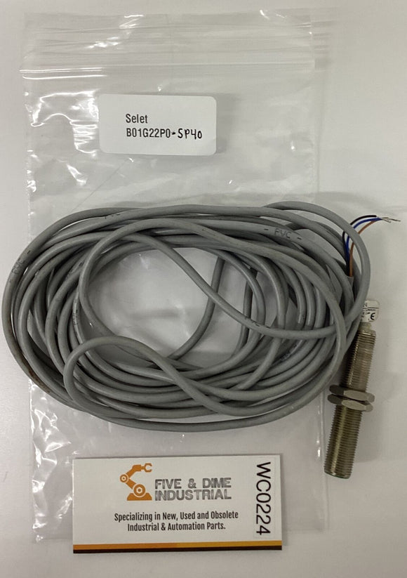 Selet B01G122P0-SP40 Pnp N/O Proximity Sensor