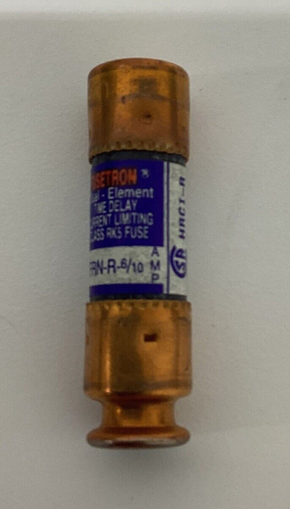 Bussmann FRN-R-6/10  Fusetron RK5 Class Fuses .6Amp Box of 10