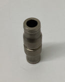 Legris 3606-06-00 Nickel Plated Brass Union 1/4'' OD Tube. Pkg of 5-5