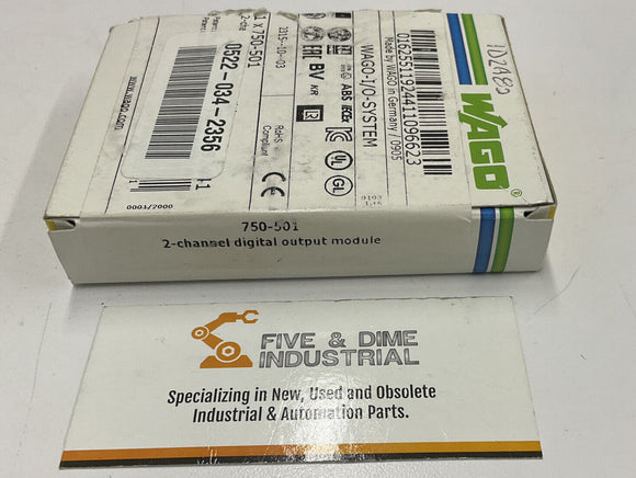 Wago 705-501 Digital Input Module 2 Channel