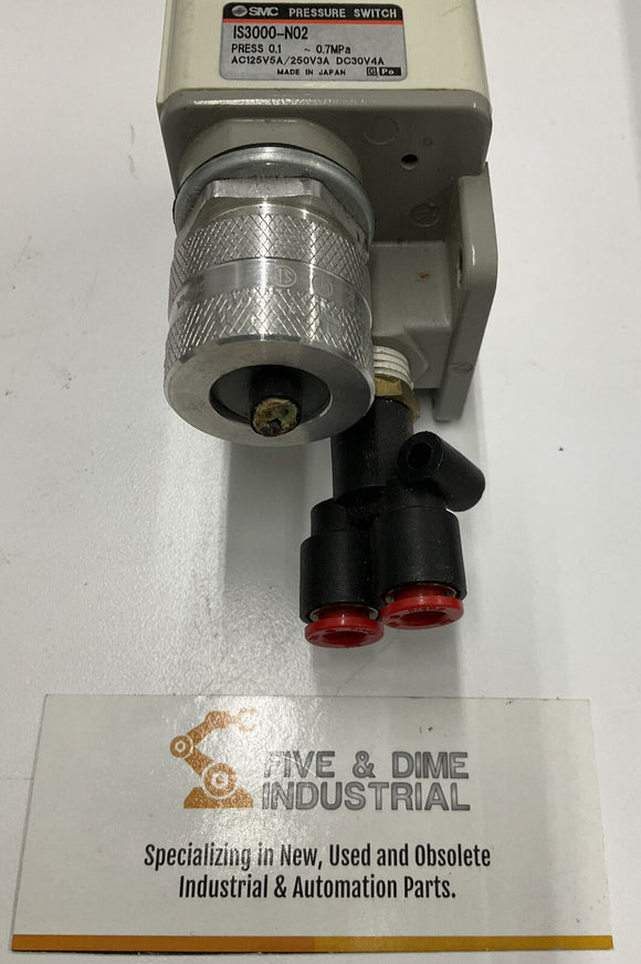 SMC IS3000-N02 Pneumatic Pressure Switch