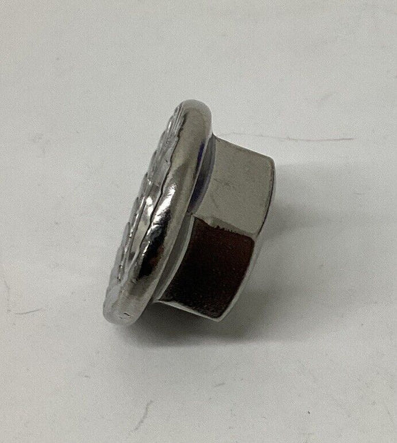 Granger M16-20 4-Pack Stainless Serrated Flange Nuts DIN6926